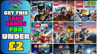 Get the Lego Games for under £2 each !!