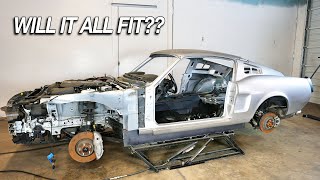 B IS FOR BUILD SEMA MUSTANG Build Part 2 - Fitting The 67 Body