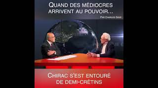 Charles Gave : "Quand des médiocres arrivent au pouvoir, ils s'entourent de + médiocres qu'eux"