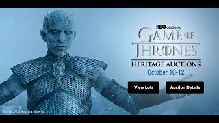 LIVE: HBO Original Game of Thrones The Auction Signature Auction 7366 - Session 3