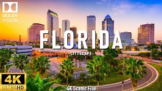 FLORIDA 4K HDR - Relaxation Journey with Enchanting Piano Music - 4K Scenic Film 4K 60FPS