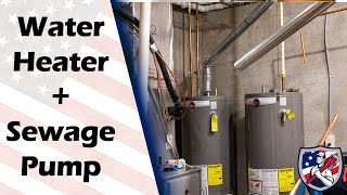 Double Water Heater + Sewage Pump Replacement [The Original Plumber - Open 7 Days A Week]