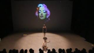 Marilyn Monroe  dans le spectacle Les Grandes Dames by Cathy Garçon