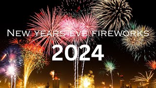 New Years Eve Fireworks 2024 ❤️🧡💛💚💙💜🩵🩷❤️🧡💛💚💙🩷💜🩵| Sydney fireworks #fireworks #newyearseve #subscribe