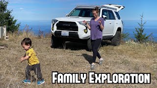 Scouting a potential campsite with the family | Day trip & dipping into the first aid kit