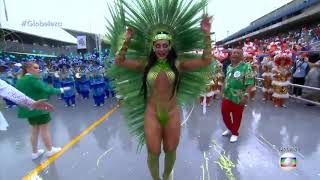 Juju Salimeni samba no desfile X-9 Paulistana 2020