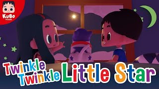 TWINKLE TWINKLE LITTLE STAR | English Nursery Rhymes | Kid Songs (Kubo House)