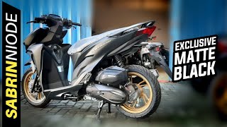 Honda Vario 150 CBS ISS Exclusive Matte Black 2021 - Hitam Emas