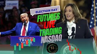 Presidential Election Live Trading |Asian Session| How to pass Funded Futures prop firm accounts.