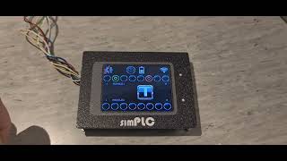 simPLC HMI-28x MODULE OUTPUT ON/OFF TEST