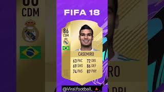 CASEMIRO fifa evolution 🔥2024#fifa23 #fut23 #fifa22 #fifa #football #shorts #skills #fyp #fypシ