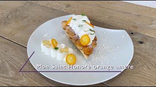 Tartelette Saint-Honoré réalisée par les Chefs Claire Verneil et Fabrice Prochasson - Coup de Pates