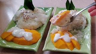 Thai Sticky Rice  With Mango| Tropical Dessert | Good Times with Foodie. LaLhen