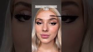 Instructions on how to tell sharp eyes #short #tiktok #intagram #youtobe #makeup #trending #shorts