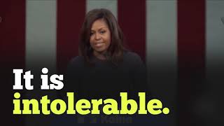 ENGLISH SPEECH | MICHELLE OBAMA - Donald Trump's Sexual Behavior (English Subtitles)