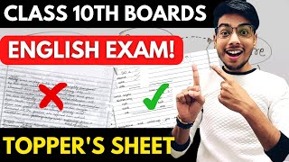 Class 10 English Presentation Tips🔥| How to Answer like a TOPPER?