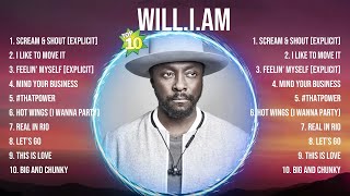 will.i.am Greatest Hits 2024Collection - Top 10 Hits Playlist Of All Time