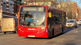 Journey on the 187 | Metroline West - Alexander Dennis Enviro 200 (DE1662 - YX09AEO)