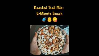 Healthy Ghee-Roasted Trail Mix for Kids: 5-Minute Snack #shorts #kidssnacks #quickrecipe #trailmix