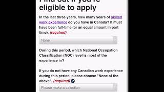 How to move to Canada: taking express entry eligibility test