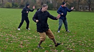 Practicing Taijiquan 108 Form 楊氏太極拳 Tai Chi Apeldoorn He Yong Gan