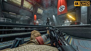 Hijack Nazi Train | Oberkommando | Wolfenstein 2: The New Colossus [4K60FPS] Gameplay