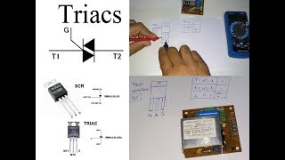 Triac com multímetro digital - teste de funcionamento.