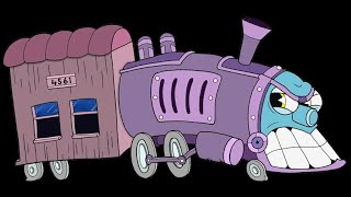 Cuphead: Phantom Express Boss Fight