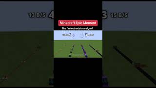 Fastest Redstone Signal | Minecraft Epic Moment