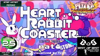 PUMP IT UP HEART RABBIT COASTER D25 AAA+ FG 96.41