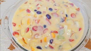 Salada de frutas com gelatina