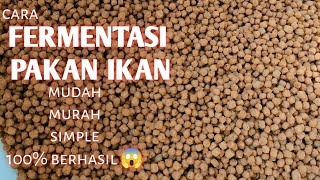 cara fermentasi pakan ikan