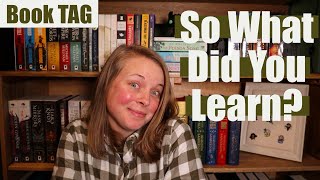 So What Did You Learn 2.0 | Book TAG