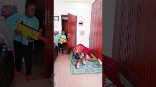 Funny video try not to laugh Chucky prank Halloween spider on face stop motion bhoot wala #shorts