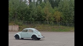 Classic VW 1965 Beetle inspection MOT failure and retest!! Rear brake drums torquing.