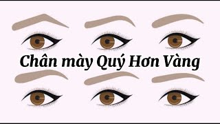 Những cặp lông chân mày Quý Hơn Vàng trên khuôn mặt @tuphuthandien