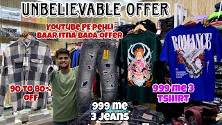 80 to 90%off😱 |100% Original surplus Clothes | ₹199 Only | tshirt,Cargo| Branded Clothes in Mumbai