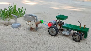 How to make water pump tractor science project | diy agriculture projects | @TechnicalAvnishh​