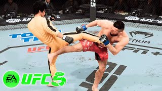 🐲 UFC5 Bruce Lee vs Merab Dvalishvili UFC 5 - Real Match 🐲