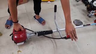 How to operate Grass Cutter Machine (Diskarte pinoy Tv)