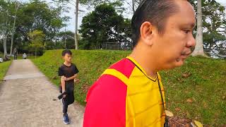 Jom Jogging Dulu Gais / Taman Rekreasi Kota Padawan Batu / Bawa Momoi&Abgnya Jogging Buang Peluh..