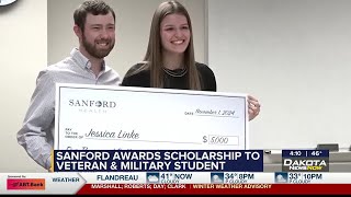 Sanford surprises USD medical student with Military and Veteran Scholarship