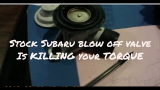 Subaru BOV-HACK for more HP/TORQUE