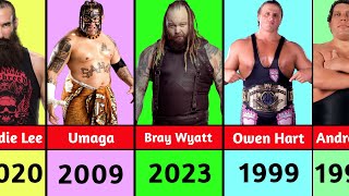 Famous WWE Superstars who Died Every Year (1991-2023)