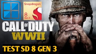 TESTING CALL OF DUTY WW2 ON WINLATOR 7.1 AFEI | SNAPDRAGON 8 GEN 3 | DEFAULT SETTING