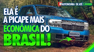 A picape mais econômica do Brasil! Ford Maverick pode rodar até 2.000 km! [Veja como é possível]