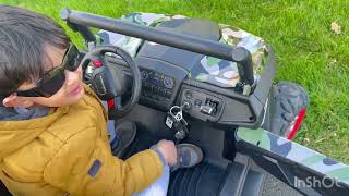 UTV MX evening drive to the field