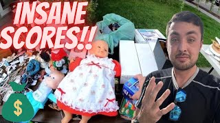 Man Makes Big Money Shopping At Garage Sales!