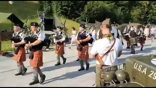 "Green Hills of Tyrol" - Auftritt Ennetbürgen (NW) / Zurich Caledonian Pipe Band 2021