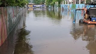 Gujranwala shamsi under pass water fill 7 July